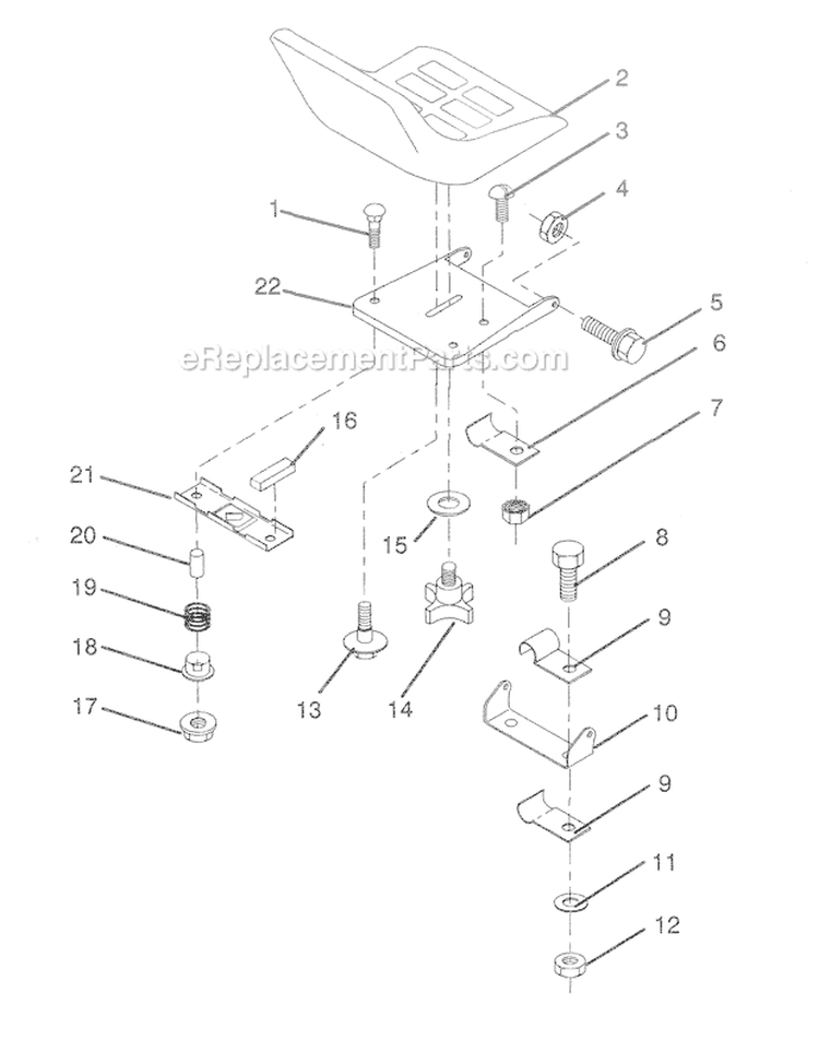 Page D Diagram and Parts List for WE12536A  Weed Eater Lawn Tractor
